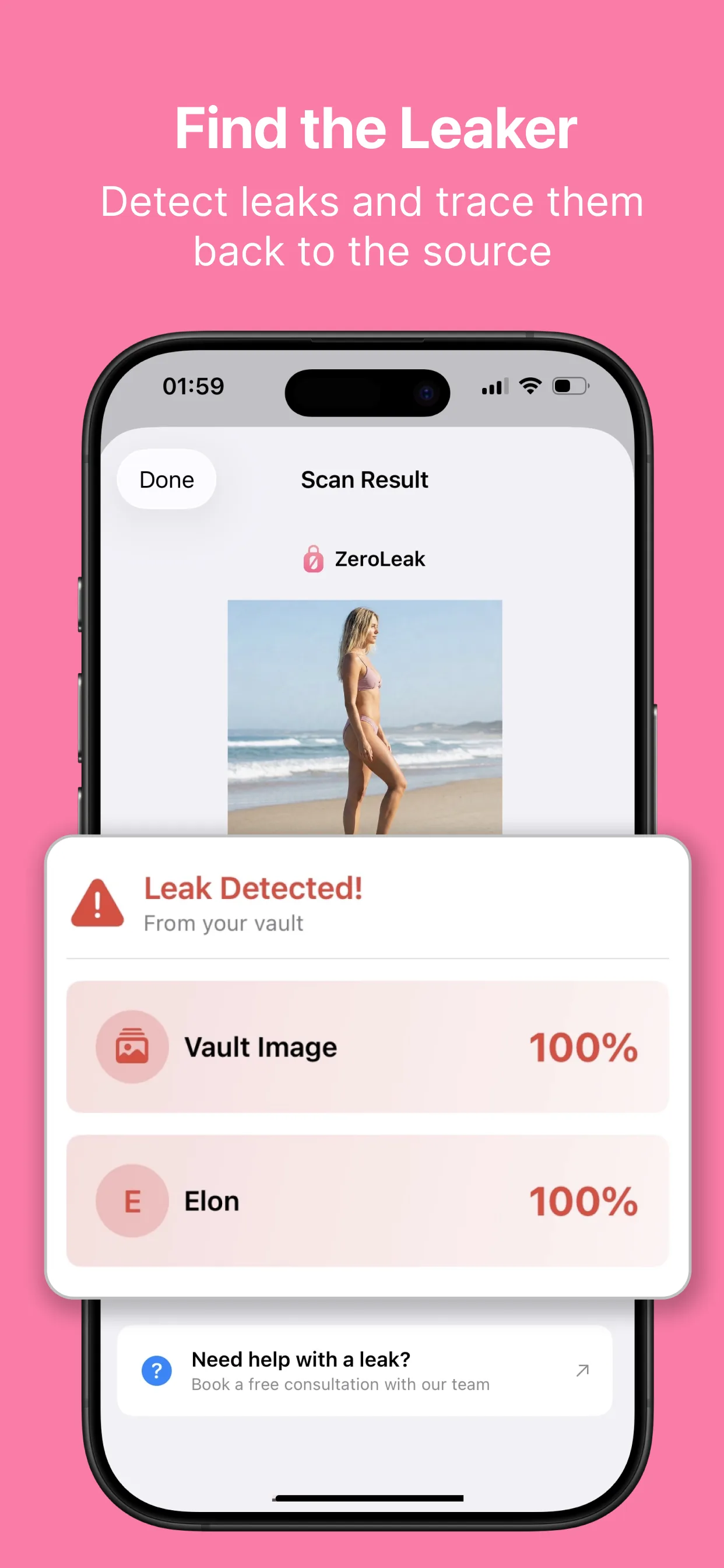 ZeroLeak detect leak step