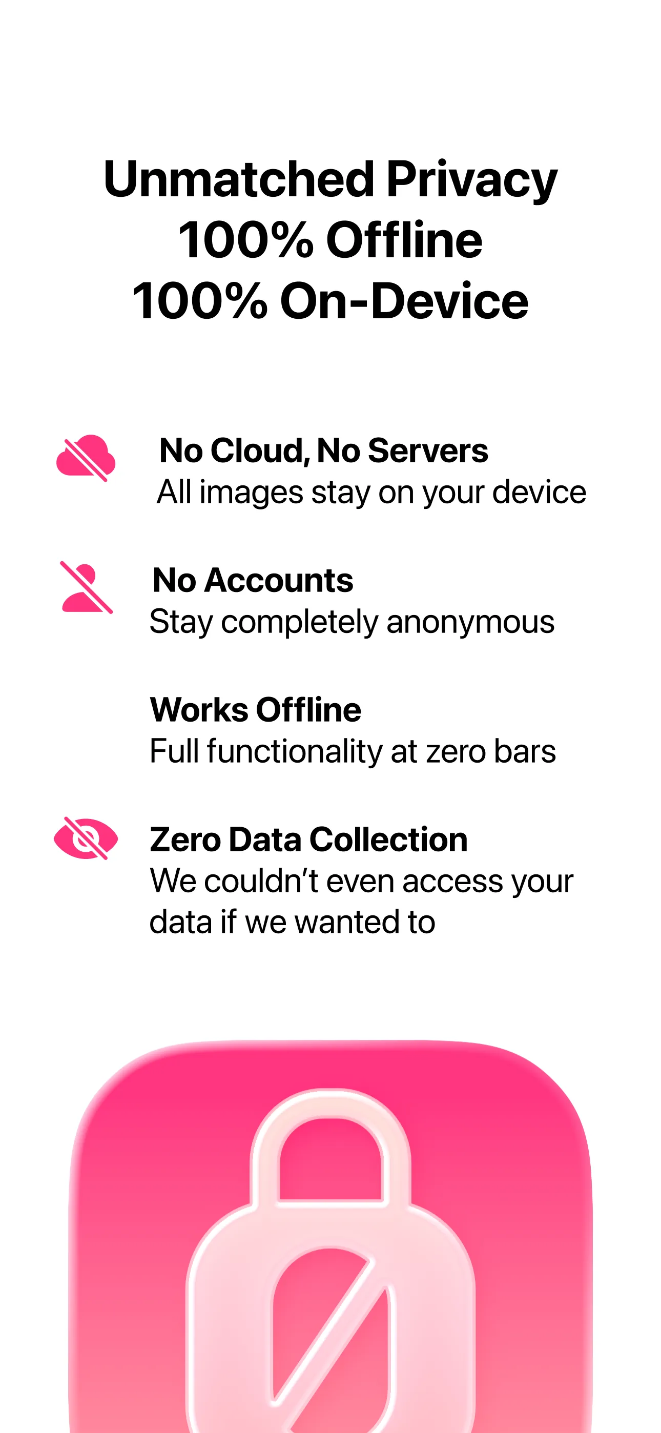 ZeroLeak lokale Speicherung auf dem Gerät